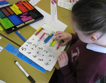 P 1 Using Cuisenaire Rods For Addition
