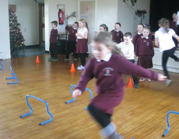 P2/3 keeping fit.