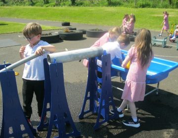 Outdoor Play And Gardening In P2
