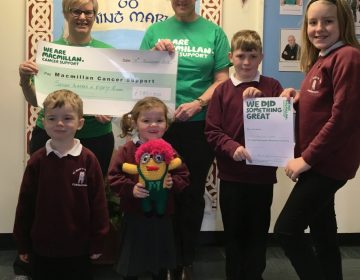 St Marys Ps Nu Cushendall Cheque Certificate Presentation 2018