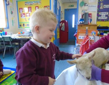 Special visitors to the nursery today!