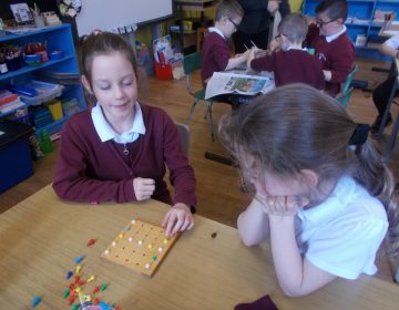 P3/4 are learning about braille.