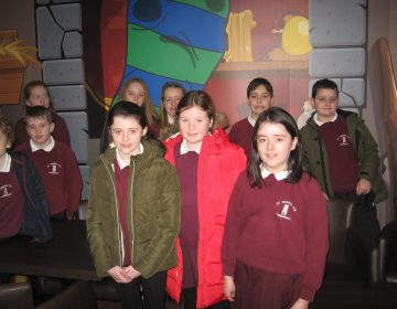 Primary 6 and 7 pupils at the Grand Opera House, Belfast.