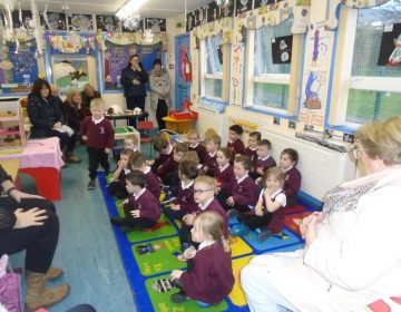 Grandparents morning in the nursery AM