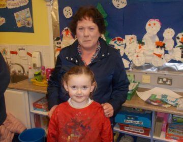 P1 and 2 children enjoyed meeting their Grandparents.