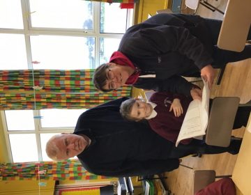 P3 and 4 enjoyed their Grandparent's visit.