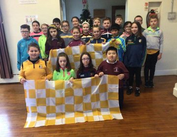 Primary Six/Seven dressed up for Road to Croker Saffron Friday Celebration Day. Good luck to Antrim Senior Hurling team in the Joe McDonagh final this Sunday 13th December.