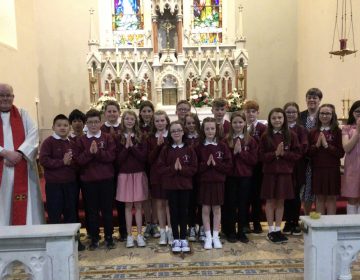 Congratulations to Primary Seven on making their Confirmation