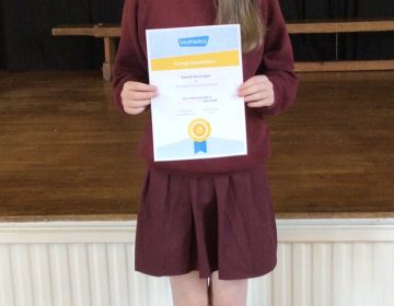 Many congratulations to Rachel the first person to achieve a gold certificate in Mathletics.