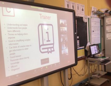 Primary Seven girls took part in an online information session on Women working in STEM careers.
