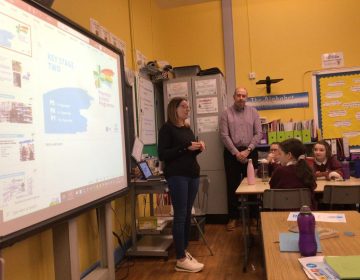 Thanks to Marion and Paudraig who talked to P6/7 about the Pharmacy and how it can help us.